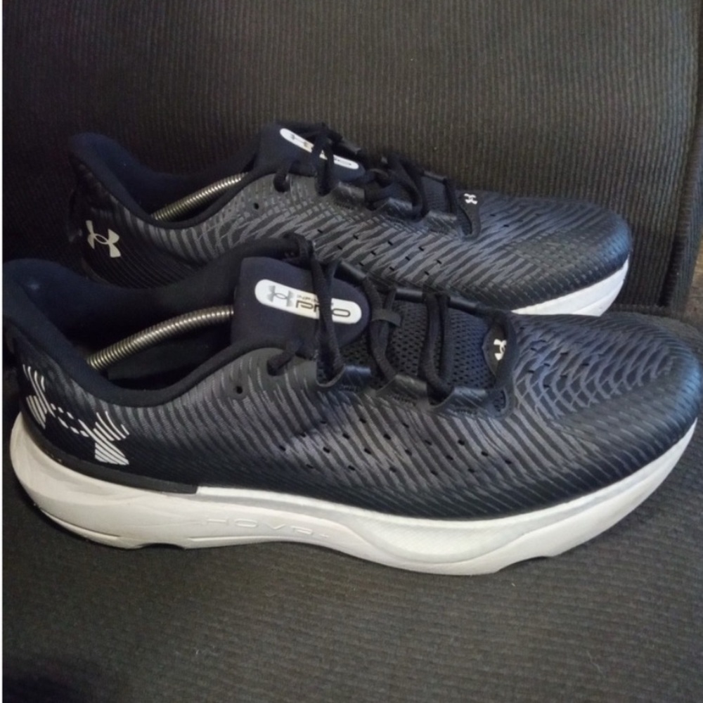 Under Armour Men's Size 13 Infinite Pro Black/White‎ Running Shoes 2024